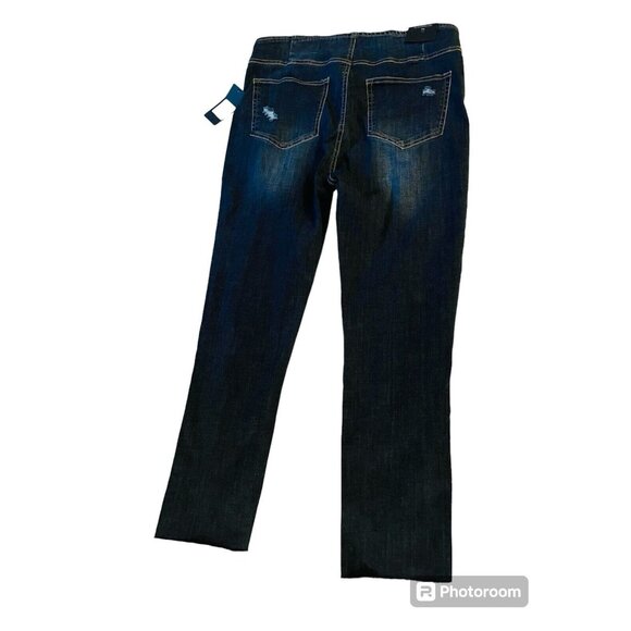 Risen High Rise Pull On Distressed Size 3XL Stretch USA Made NWT - Picture 4 of 10